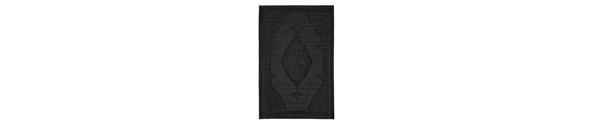 ALFOMBRA DELBAR NEGRO 120X180
