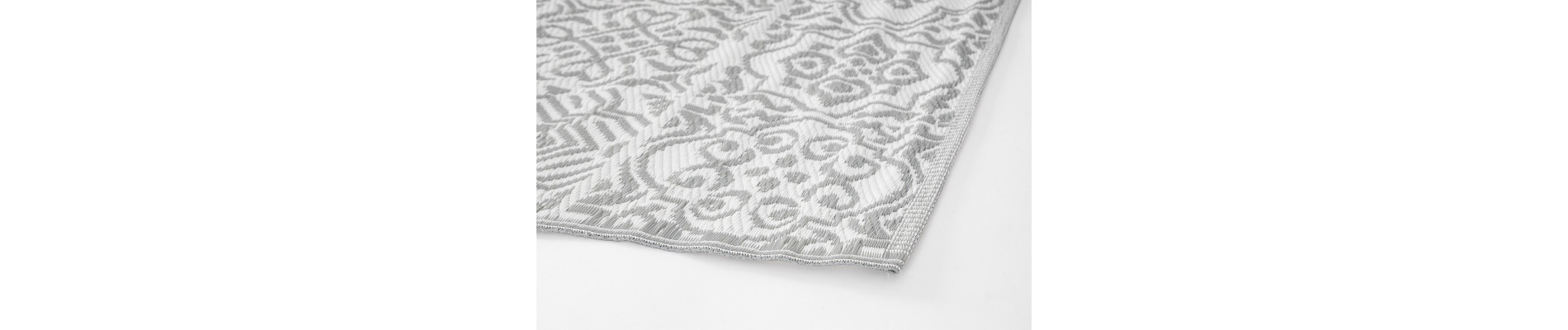 ALFOMBRA SHIRAZ BLANCO-GRIS 150X210