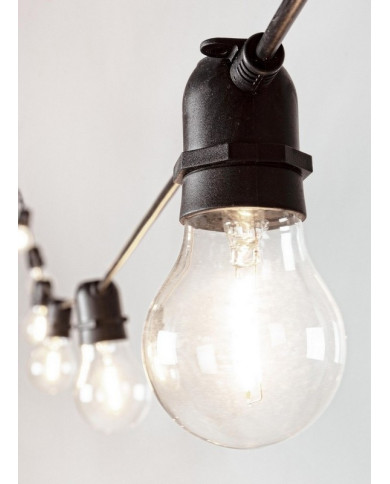 CADENA BRIGHT 10LED VD TRANSP