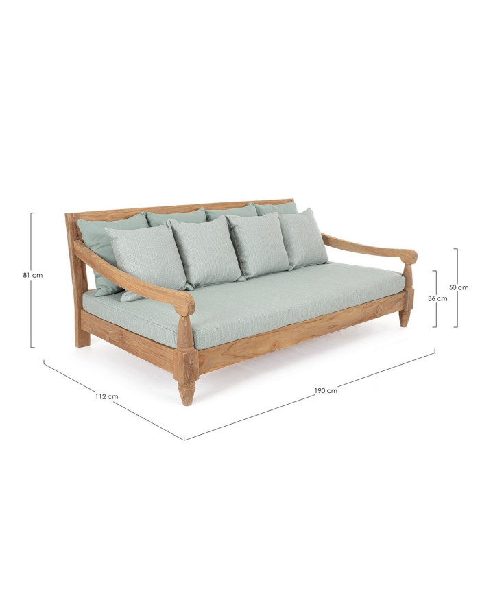 DAYBED C-COJ BALI AQUA - FSC