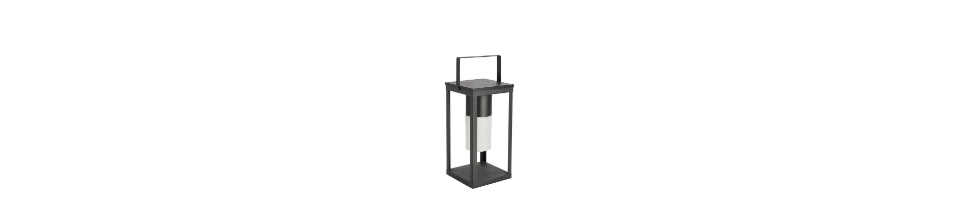 LAMPADA SOLAR LED CUAD BLANCO C-ASA H75