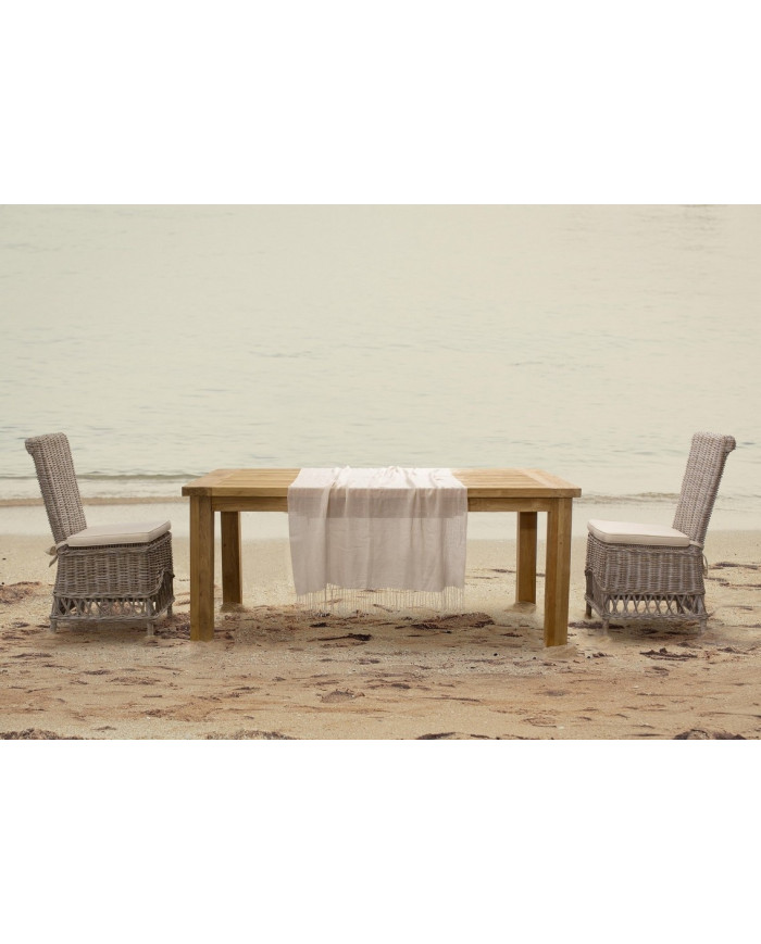 MESA BOUNTY TECA RECICLADA 240X100