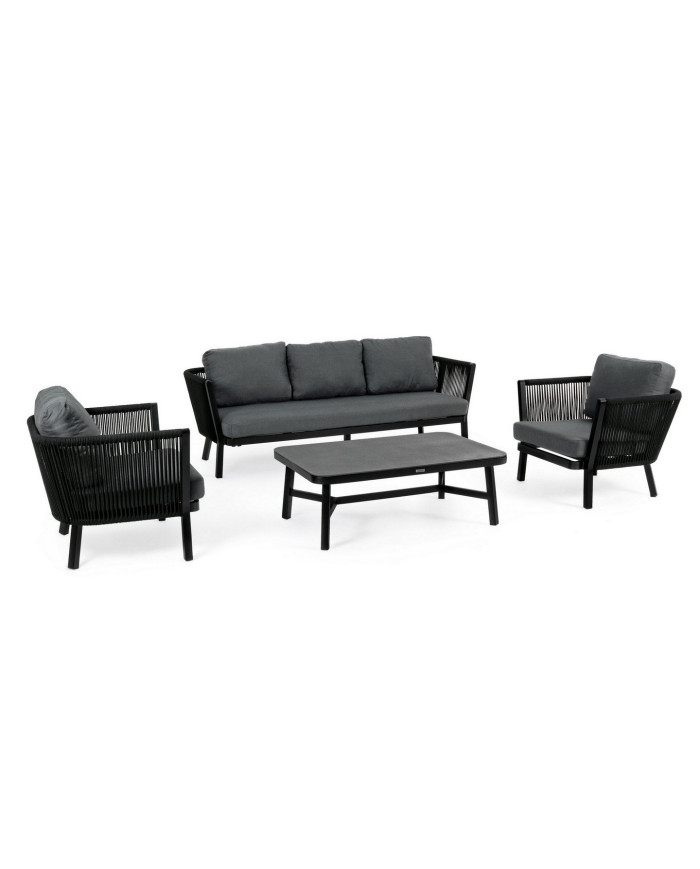 MESA CENTRO MAKATEA 120X75 NEGRO XK04