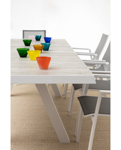 TAVOLO ALL.KRION 205-265X103 BIANCO JX11