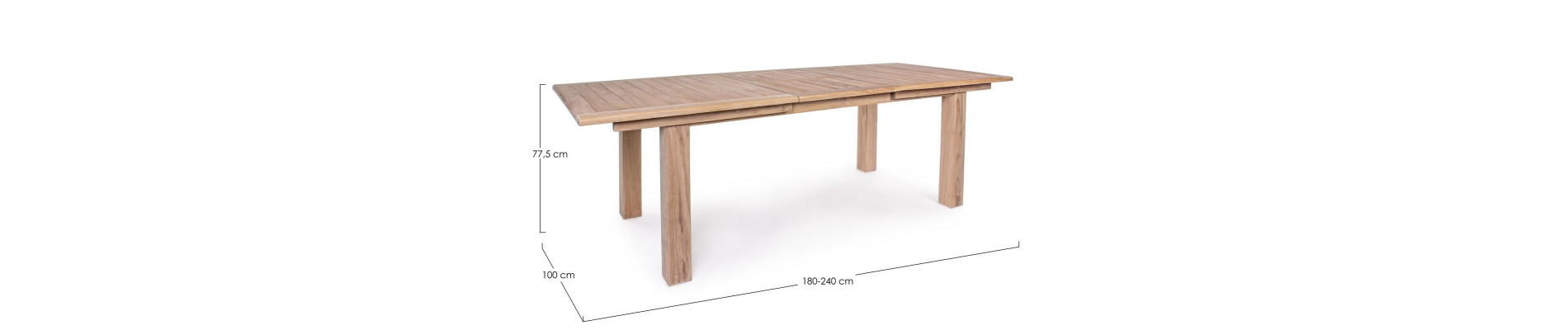 MESA MARYLAND RECT EXT. 180-240X100