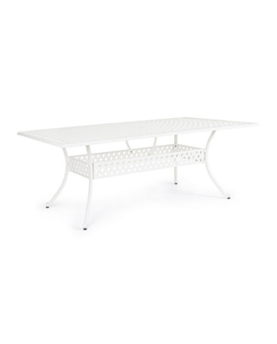 MESA IVREA RECT 213X107 BLANCO