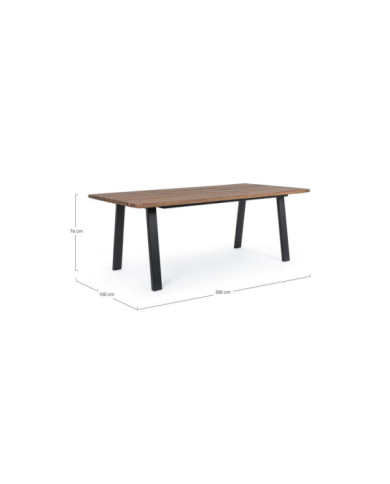 MESA OSLO ANTR-NAT 200X100 - FSC