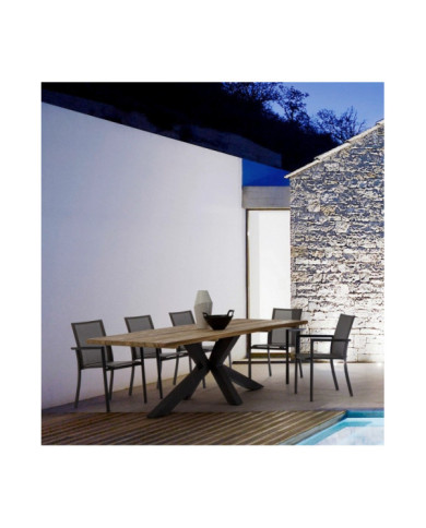 MESA RAMSEY 240X100 NEGRO PM02