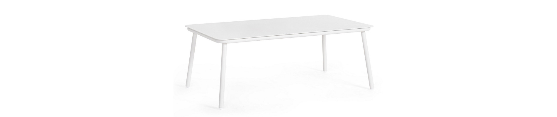 TAVOLINO SPIKE 104X61 BIANCO QS20
