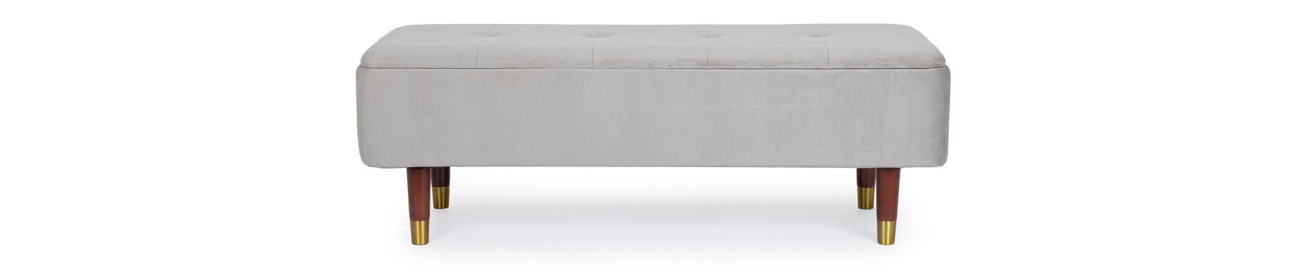 BANCO 2P CONTENEDOR KIRA GRIS CLARO