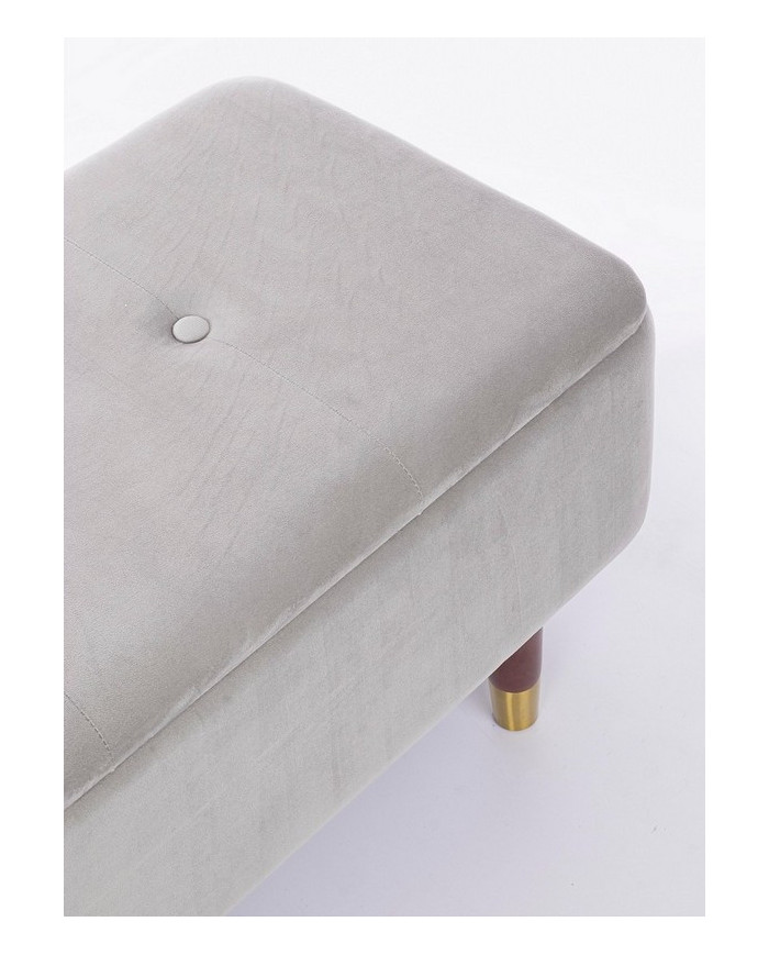 BANCO 2P CONTENEDOR KIRA GRIS CLARO
