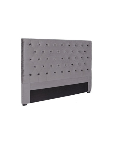 CABECERO CAMA CASPAR GRIS OSCURO 160