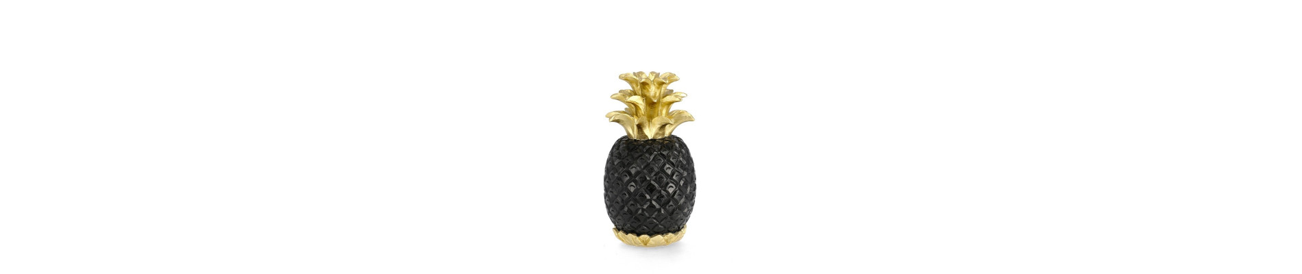 DECORACIÓN PIÑA SURABAYA NEGRO H30