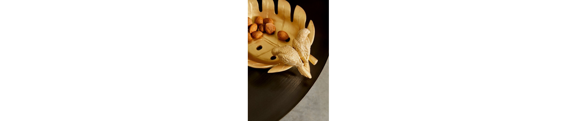 HOJA DECORATIVA COLIBRÌ ORO 31X21