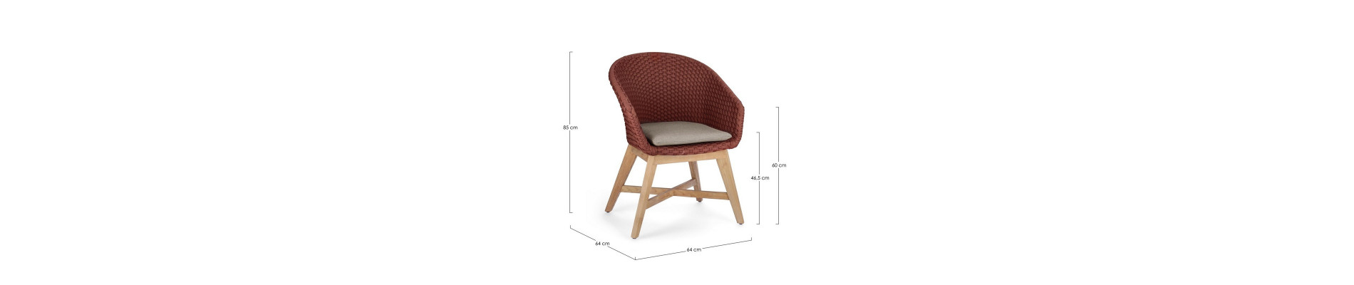 SILLA C-R C-C-COJ COACHELLA SCARLET