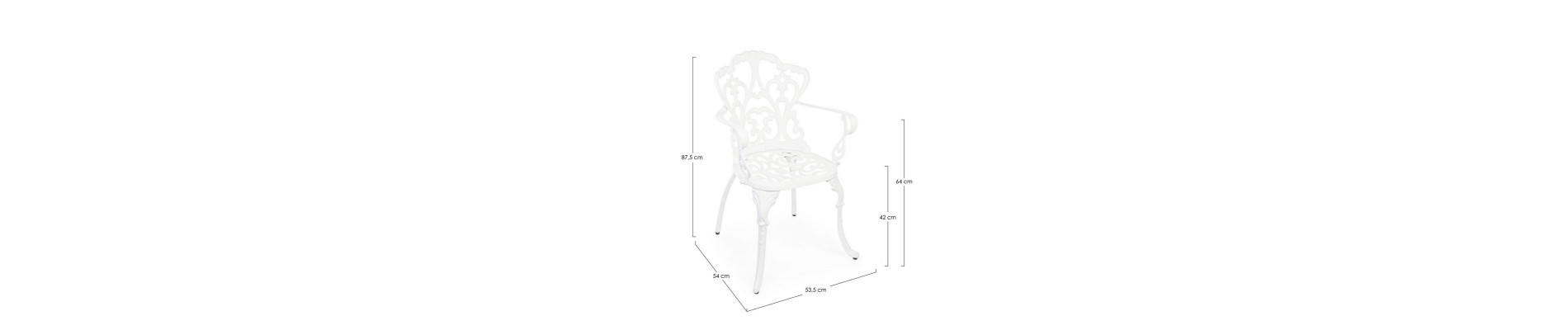 SILLA C-BR VICTORIA BLANCO