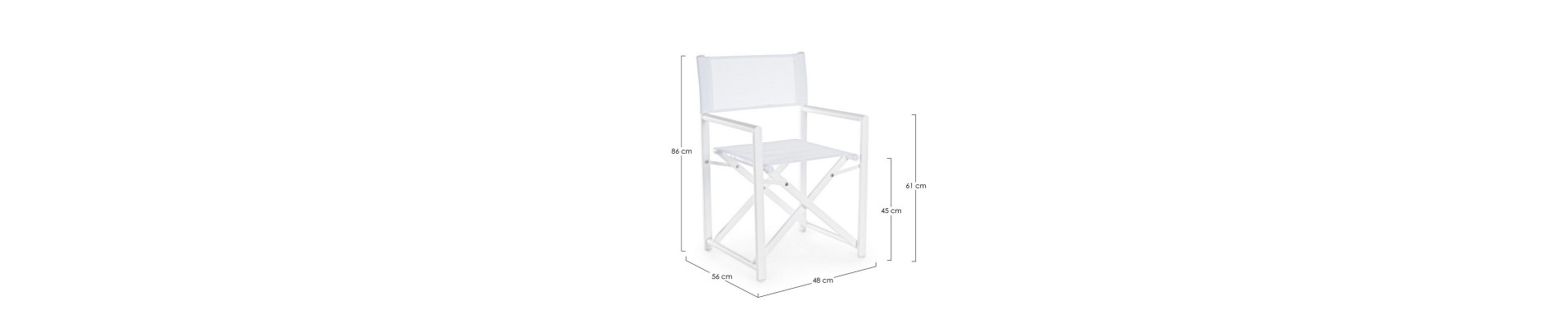SILLA DIRECTOR TAYLOR BLANC