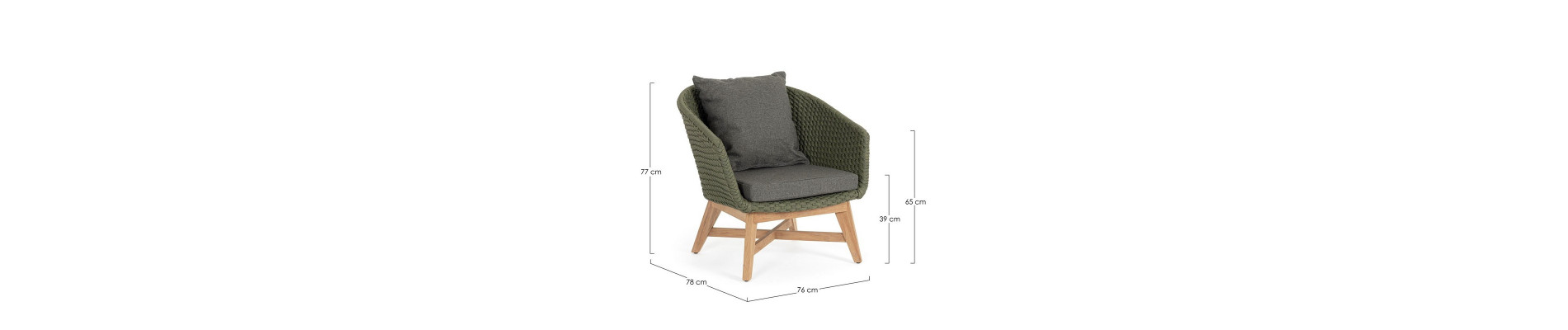 SILLÓN C-COJ COACHELLA VERDE