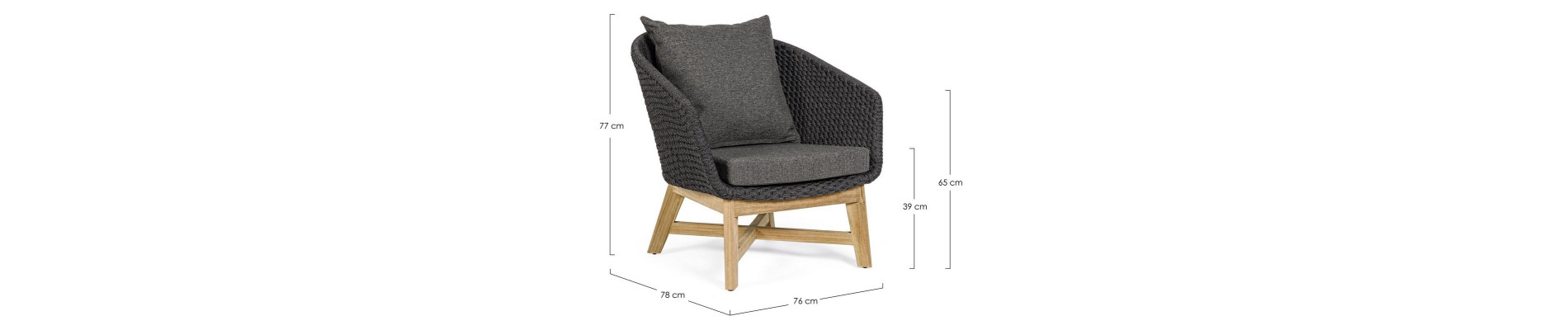 SILLÓN C-COJ COACHELLA ANTRACITA