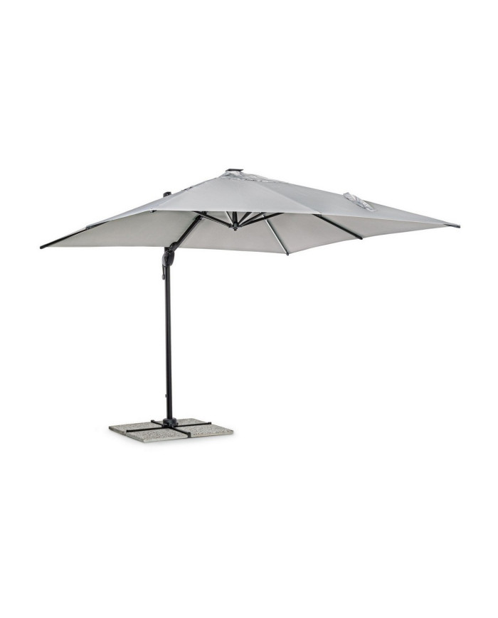 SOMBRILLA EX. INES 3X3 ANTR-GRIS CL LED
