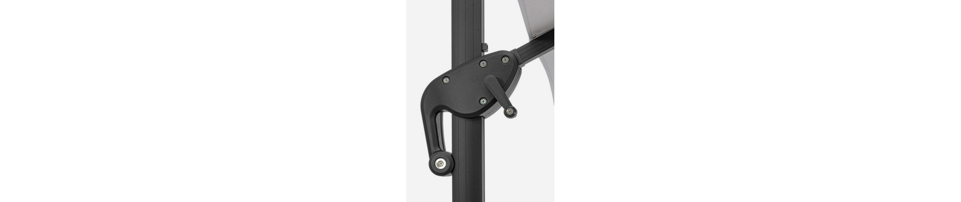 SOMBRILLA EX. INES 3X3 ANTR-GRIS CL LED