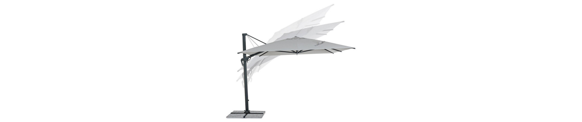 SOMBRILLA EXCÉNT INES 3X4 ANT-GRIS CL.T