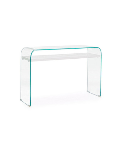 CONSOLA 2P LINE WOOD BLANCO 110X35