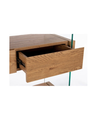 LIBRERÍA 4P-2C LINE WOOD NEGRO