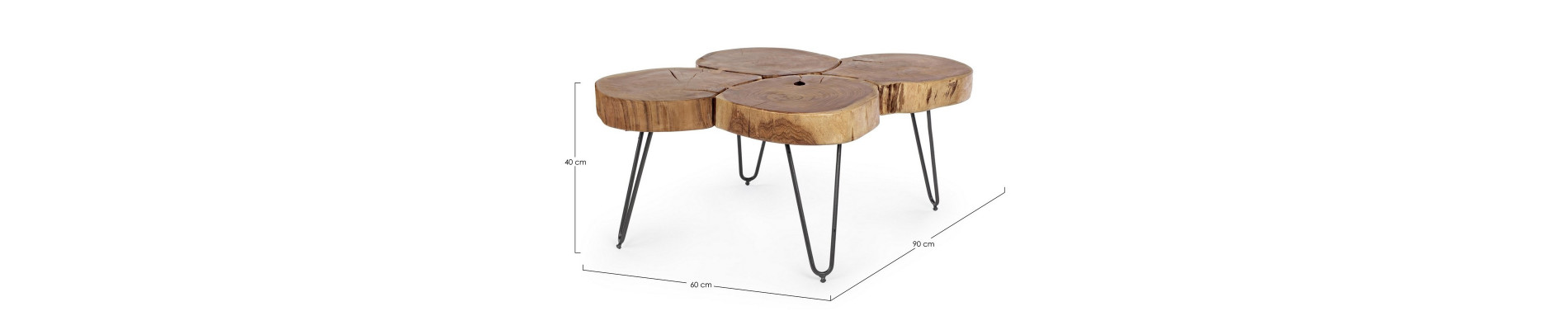 MESA CENTRO ORBITAL LOG 90X60