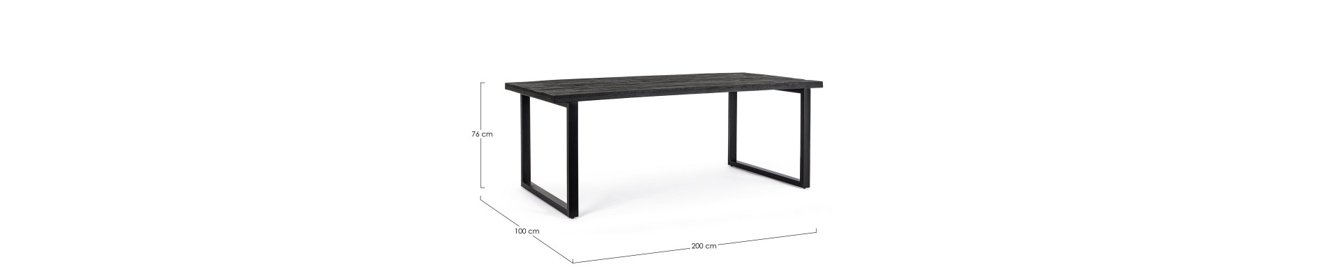 MESA RECT. HASTINGS 200X100