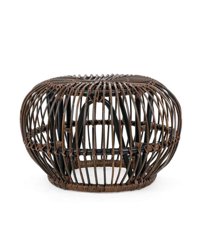 MESA-POUF DORADAL CROCO