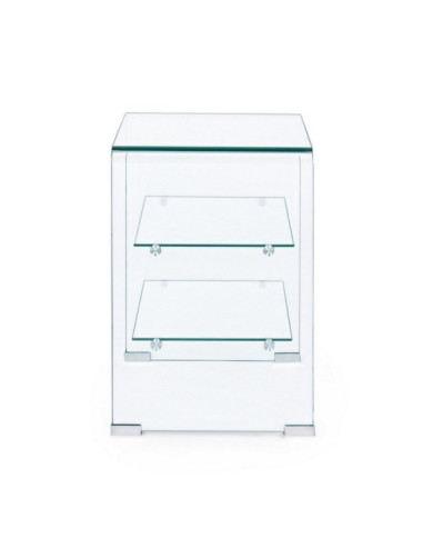 MESITA AUX 3P IRIDE VIDRIO 50X40
