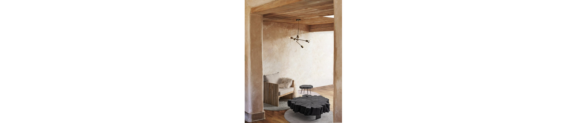 MESITA AUX KEVAL NEGRO 90X90