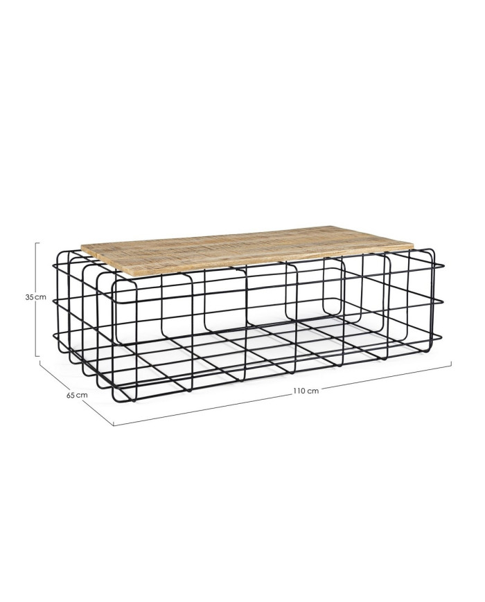 MESITA AUX TRELLIS RECT 110X65