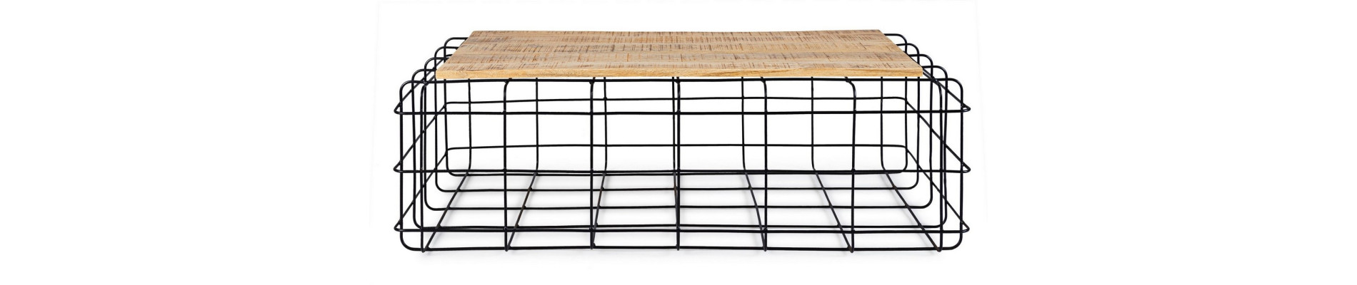 MESITA AUX TRELLIS RECT 110X65