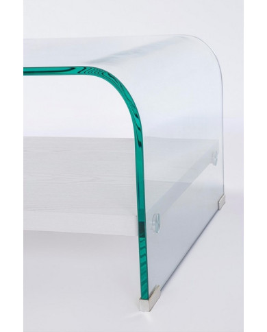 MESITA CENTRO 2P LINE WOOD BLANCO 110X55