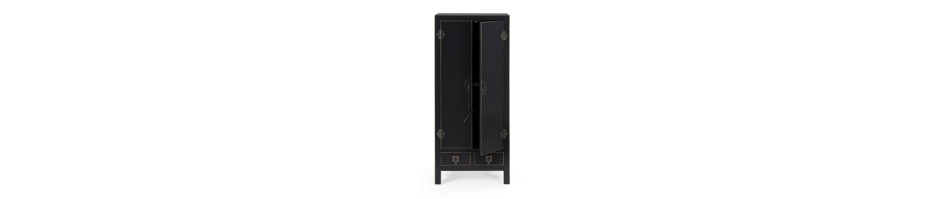 MUEBLE 2P-2C PECHINO NEGRO