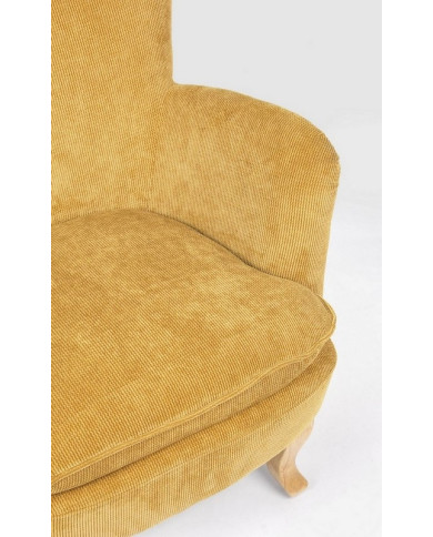 POLTRONA CHENILLE OCRE
