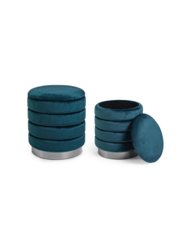 SET2 POUF CONTENEDOR DARINA NAVYUS
