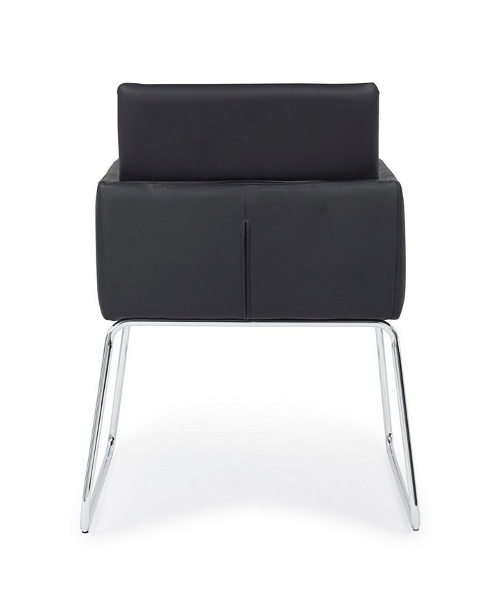 SILLA C-BR SIXTY PU NEGRO