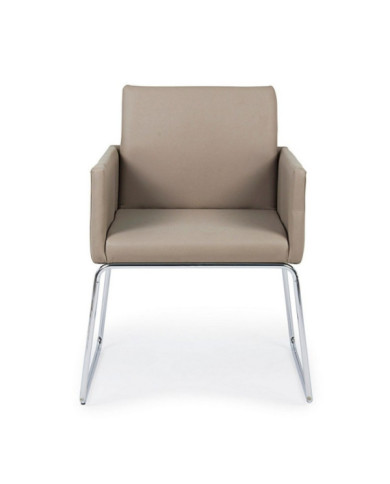 SILLA C-BR SIXTY PU TORTORA GRIS CENICIE