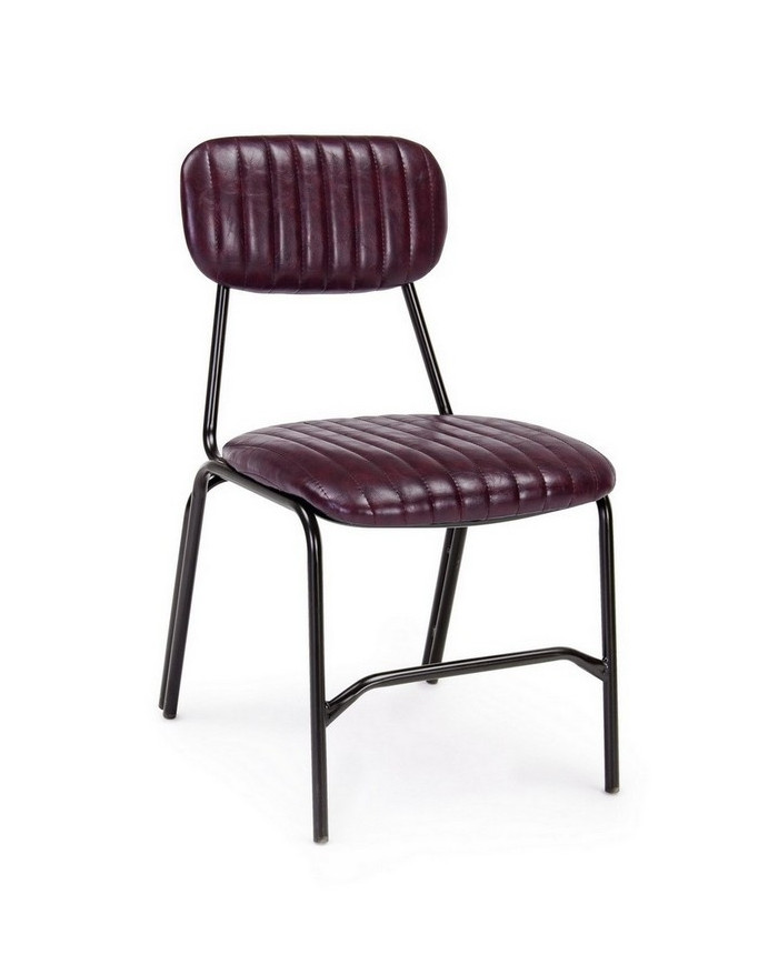 SILLA DEBBIE BORDEAUX VINTAGE