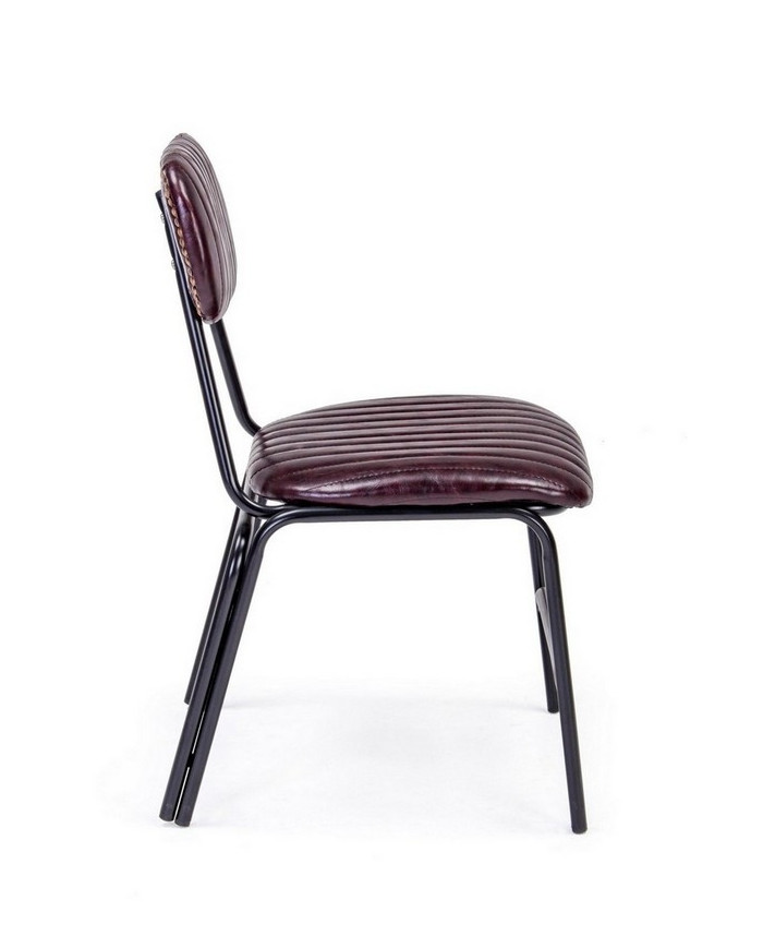 SILLA DEBBIE BORDEAUX VINTAGE