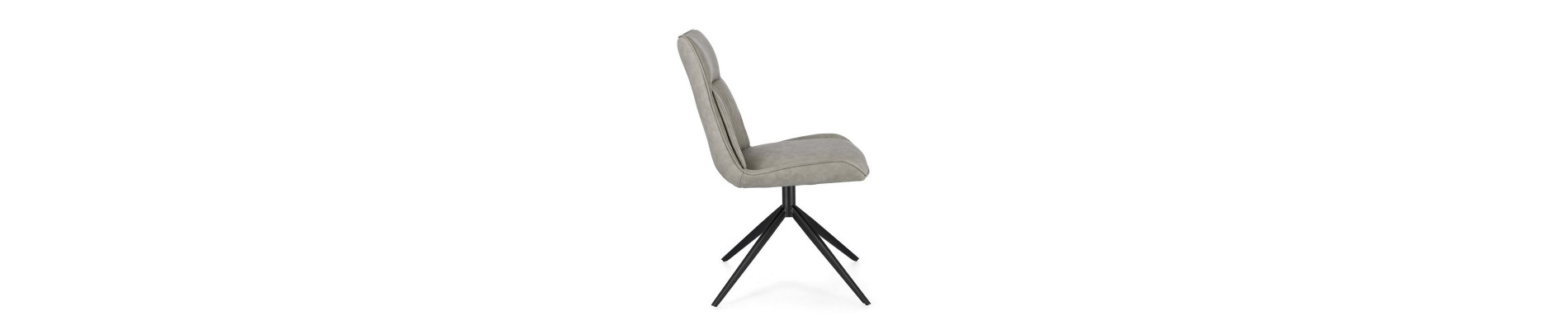 SILLA JORDAN PU GRIS PALOMA