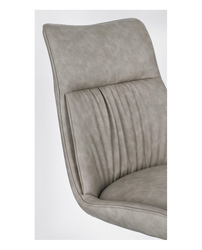 SILLA JORDAN PU GRIS PALOMA