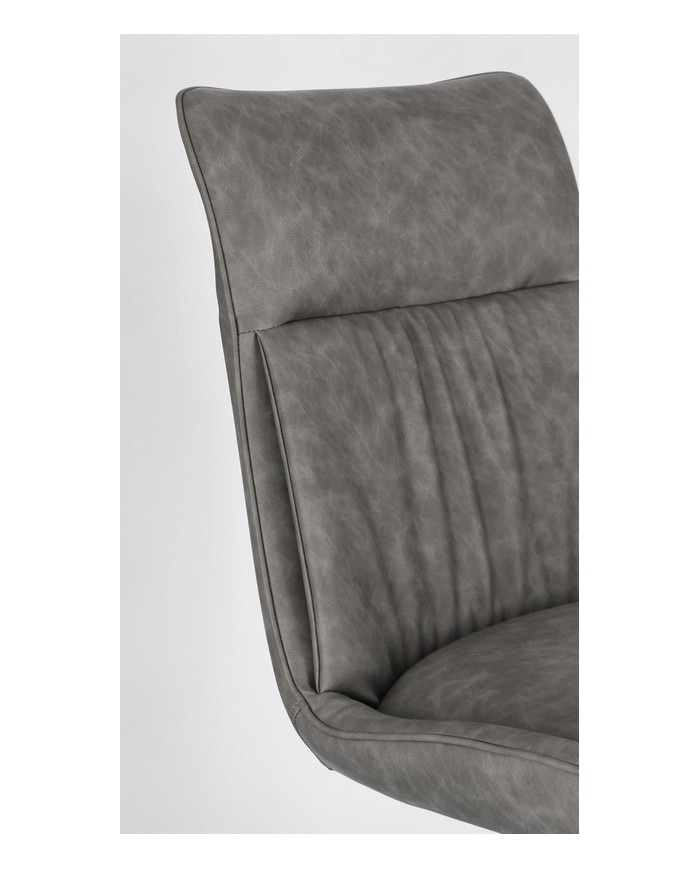 SILLA JORDAN PU GRIS PALOMA
