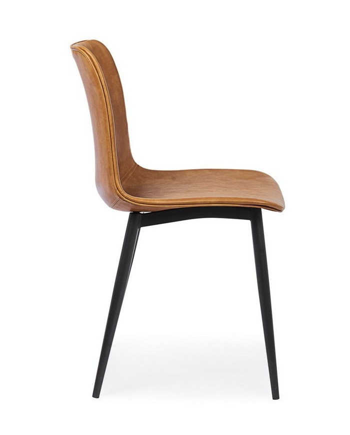 SILLA KYRA PU CUERO VINTAGE