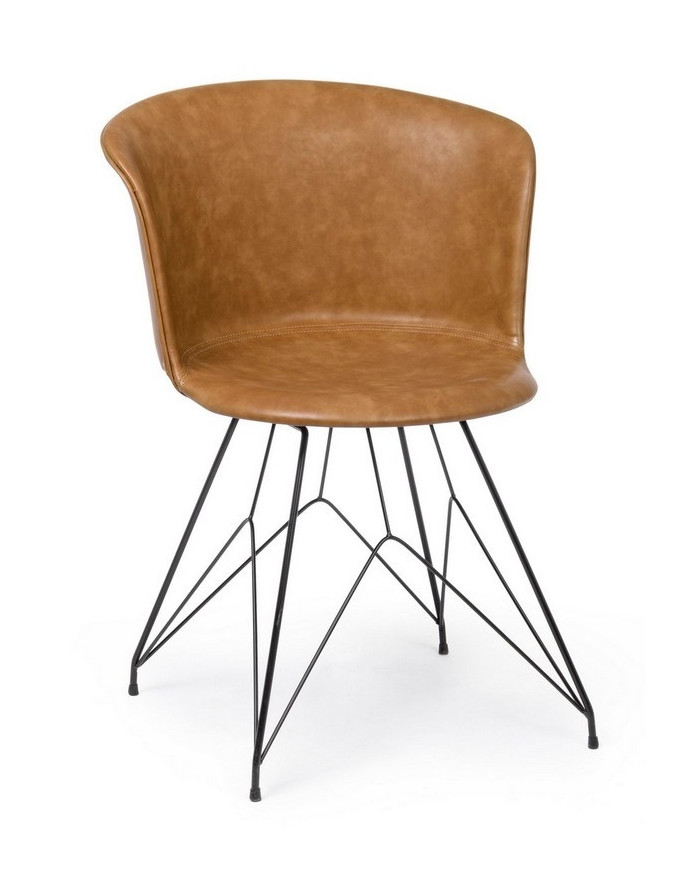 SILLA LOFT PU CUERO VINTAGE