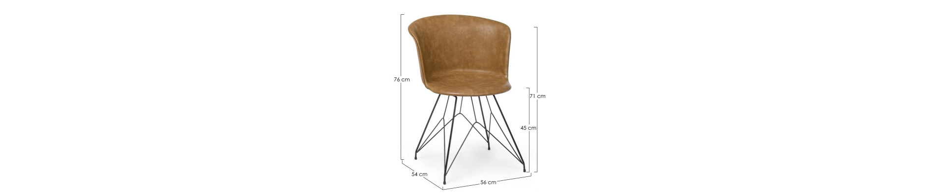 SILLA LOFT PU CUERO VINTAGE