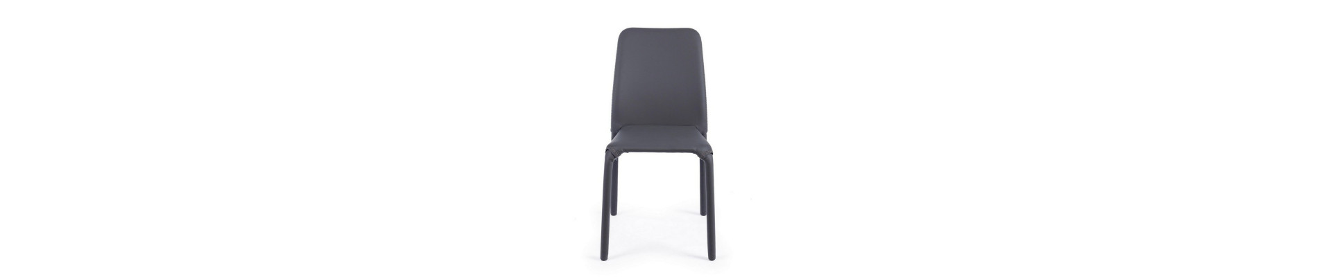 SILLA PATHOS PU GRIS